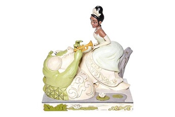 figurine de collection disney la princesse et la grenouille « bayou beauté » blanc woodland figurine