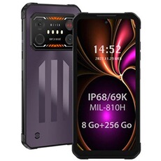 Smartphone Iiif150 Air1 Ultra Smartphone Robuste 256Go 6,8'' 64MP Caméra + 20MP IR Vision Nocturne NFC Double SIM GPS - Violet
