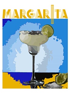 Poster Cocktail Margarita 30x40 Cm