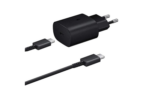 Chargeur pour téléphone mobile VISIODIRECT Chargeur Secteur Rapide 25W avec  Cable de charge USB-C Type C pour Huawei P30 6.1/ Huawei P40 6.1 - Noir - 