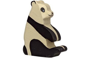 figurine de collection holztiger figurine en bois panda