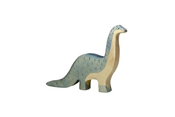 figurine de collection holztiger figurine en bois brontosaure