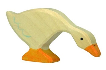 figurine de collection holztiger bois de manger goose