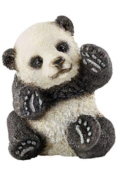 figurine de collection schleich wildlife panda (cub:play) figure 14734