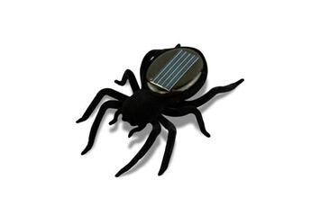 figurine de collection generique araignée fonctionnant à l'énergie du soleil