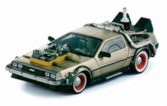Retour vers le Futur III DeLorean LK Coupe 1981 1/18 métal