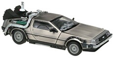 Figurine - Retour vers le Futur II - Delorean LK Coupé 1983 - 1:18e - Métal