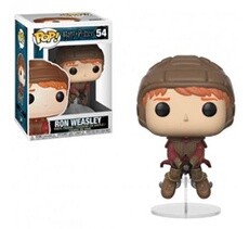 Figurine Pop Vinyl Harry Potter Ron avec balai 9 cm