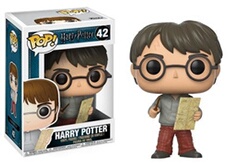 Figurine Pop Harry Potter Harry avec carte du Maraudeur