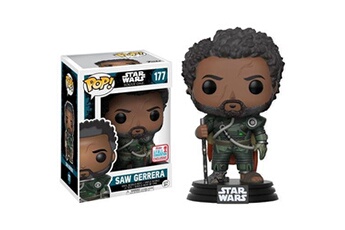 figurine de collection paladone pop! figurine star wars rogue one saw gerrera with hair 2017 fall convention exclusive
