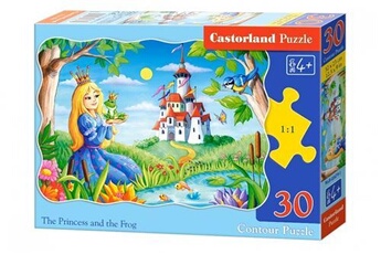 puzzle castorland puzzle la princesse et la grenouille 30 pièces