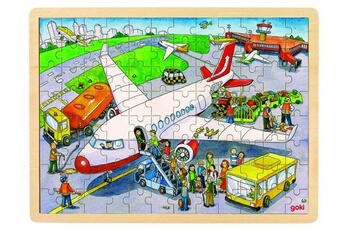 puzzle goki puzzle: l'aéroport le 96-piece