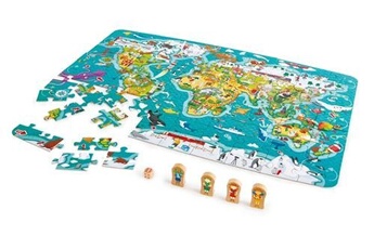 puzzle hape puzzle et tour du monde du jeu 100 pièces