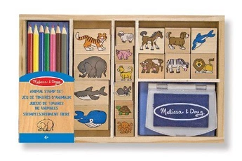 autres jeux créatifs melissa & doug melissa doug set de timbres animaux