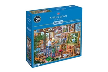 puzzle gibson puzzle 1000 pièces a work of arts multicolore