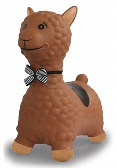 skippy animal Lama 47 cm marron