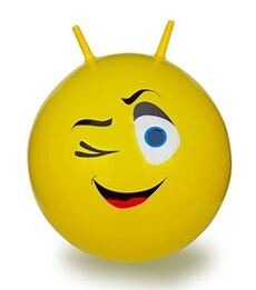 ballon skippy Eye55 cm jaune