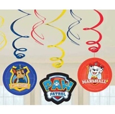 swirl-slingers Paw Patrol Heroes45/60 cm 6 pièces