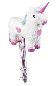 piñata filles licorne blanche 47 x 39 cm