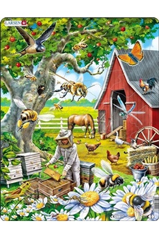 puzzle larsen puzzle puzzle maxil'apiculteur avec les abeilles 53 pièces