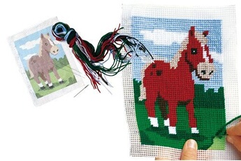 autres jeux créatifs ses creative kit de broderie cheval