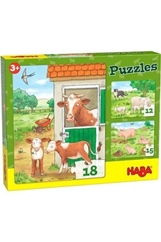puzzle haba puzzles enfant animaux de la ferme