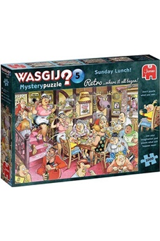 puzzle diset puzzle 1000 pièces wasgij retro mystery 5 sunday lunch !