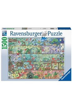 puzzle ravensburger puzzle 1500 pièces nains sur l'étagère