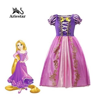 Rapunzel Robe Raiponce Enfant Raiponce Cosplay Enfants Princesse
