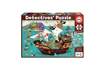 puzzle paladone puzzle detective's puzzle educa pirates (50 pcs)