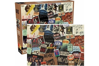 puzzle paladone puzzle de 1000 pièces ac/dc album collage