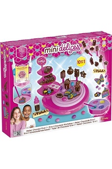 autres jeux créatifs lansay kit créatif mini-délices atelier chocolat 10 en 1