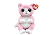 Ty Peluche Beanie Bellies Lillibelle Le Chat Rose photo 1