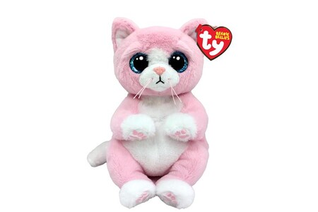 Peluche Ty Peluche Beanie Bellies Lillibelle Le Chat Rose