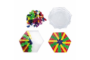 autre jeux d'imitation educo scope - ensemble de 600 pièces transparentes en couleur - set de classe - jeu montessori