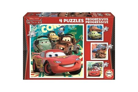 Puzzle Educa CARS Puzzle Puzzle Progressif