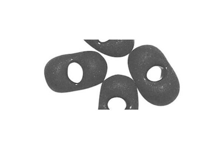 Autres jeux créatifs GENERIQUE Perle Rocaille - Noir mat - Papillon - 2 x 4 mm - 18 g