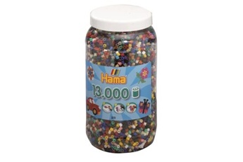 autres jeux créatifs hama pot 13 000 perles standard (ø5 mm)- 22 couleurs