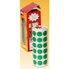 Rouleau gommettes Sourire 20 mm vertes Rouleau gommettes Sourire 20 mm vertes