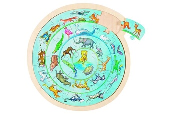 puzzle goki puzzle: animaux circle 27-piece