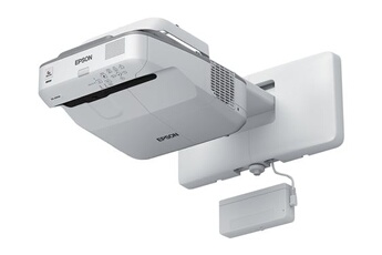 Vidéoprojecteur Epson EB-695Wi - Projecteur 3LCD - 3500 lumens (blanc) - 3500 lumens (couleur) - WXGA (1280 x 800) - 16:10 - 720p - LAN - gris, blanc