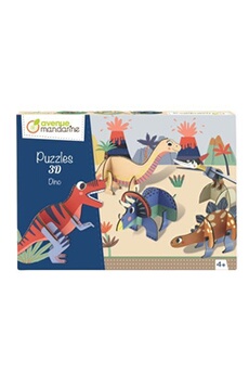 puzzle avenue mandarine puzzle circus dinosaures