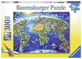 PUZZLE 3000 PIECES RAVENSBURGER- Carte du Monde Hendrik Hondius World PUZZLE 3000 PIECES RAVENSBURGER- Carte du Monde Hendrik Hondius World