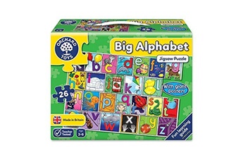 puzzle orchard toys puzzle de plancher pour enfants big alphabet (26 pièces)