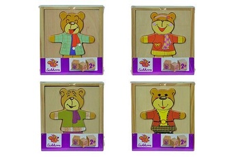 autres jeux d'éveil simba - s 5401 - puzzle en bois ours