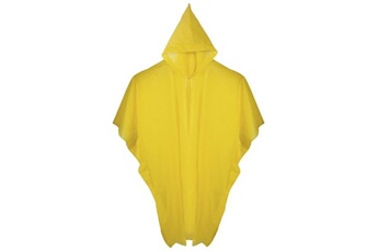 rain poncho jaune