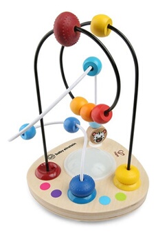 autres jeux d'éveil baby einstein hape cadre à perles color mixer 19 x 21,5 cm
