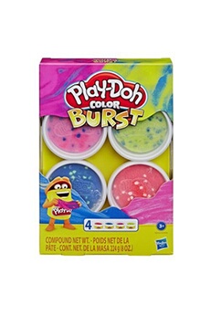 autres jeux d'éveil play-doh pack de 4 pots play-doh explosion de couleurs modèle aléatoire