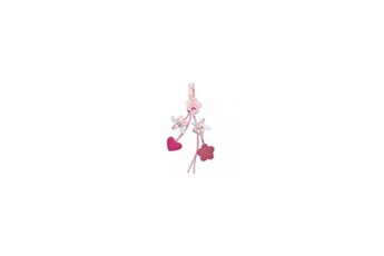 autres jeux d'éveil trousselier hochet berceau porte tetine fleurs roses