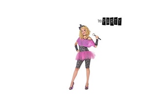 déguisement adulte bigbuy déguisement pour adultes pop star rose (3 pcs) (taille m/l)